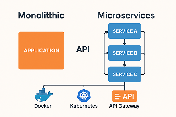 معماری مایکروسرویس (Microservices Architecture) چیست؟ راهنمای جامع و فنی